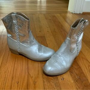 DV by Dolce Vita Metallic Silver Kids Boots